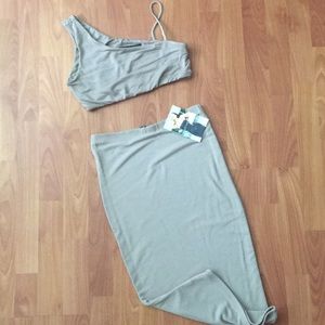 Naked Wardrobe skirt set